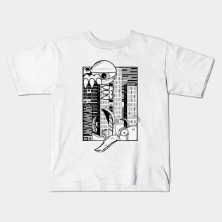 invasion city Kids T-Shirt